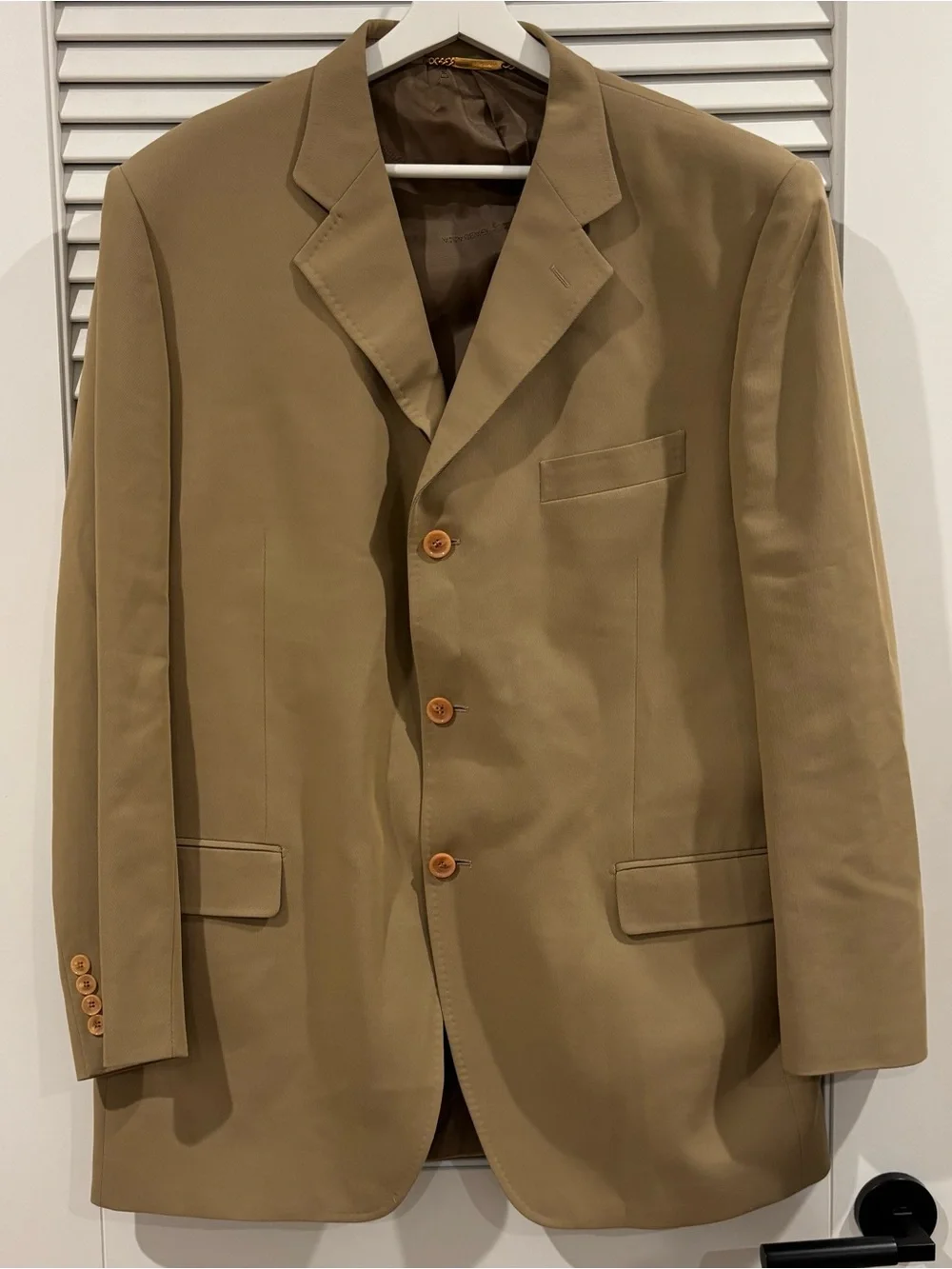 Dolce & Gabbana Men’s Brown Tan 2-Piece Suit IT 50 Made Italy COA